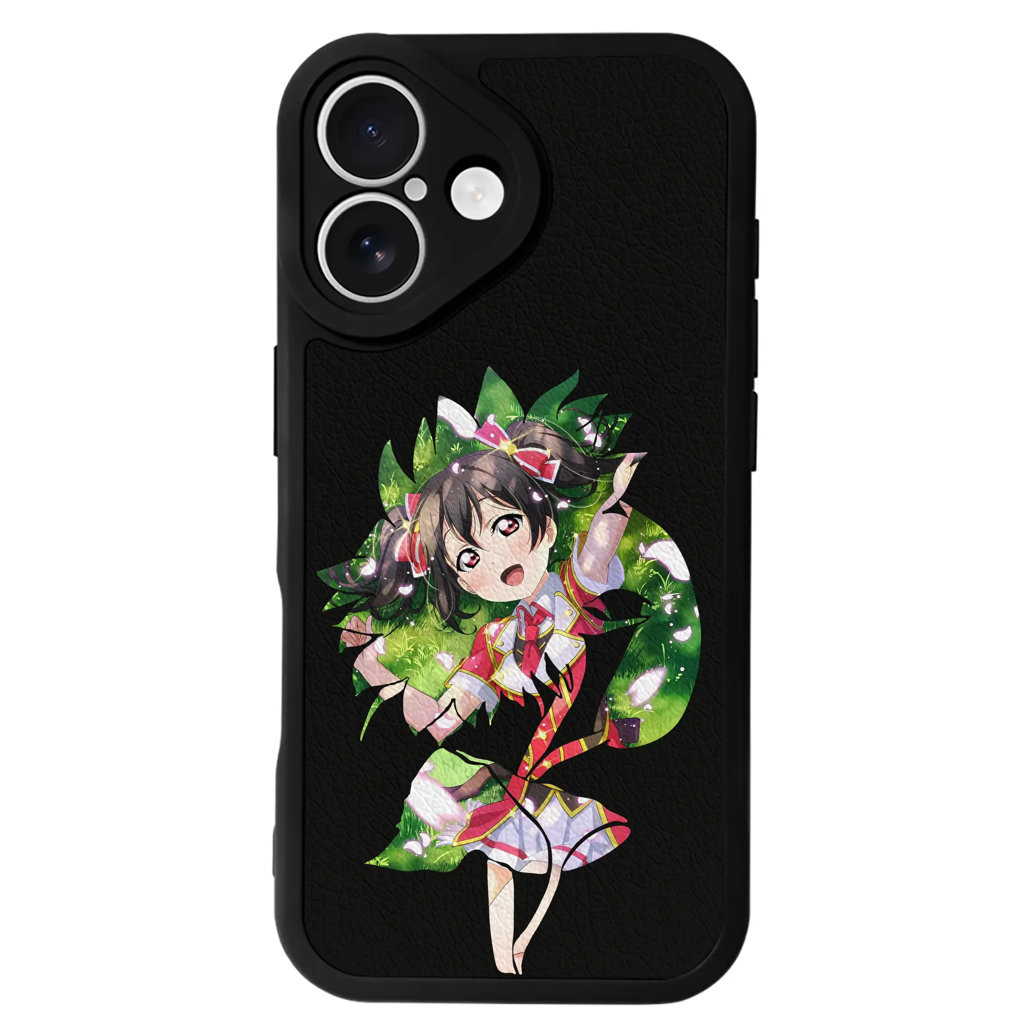 Love Live! グッズ,矢澤にこ - IPhone 16シリーズ対応 ・ シリコンスマホケース ・ レザー調 ・ 高精度フィット ・ 耐衝撃 ・ ワイヤレス充電対応 ・ 精密カット